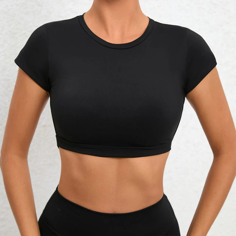 HYPE Breathable Workout Top Athletic Crop