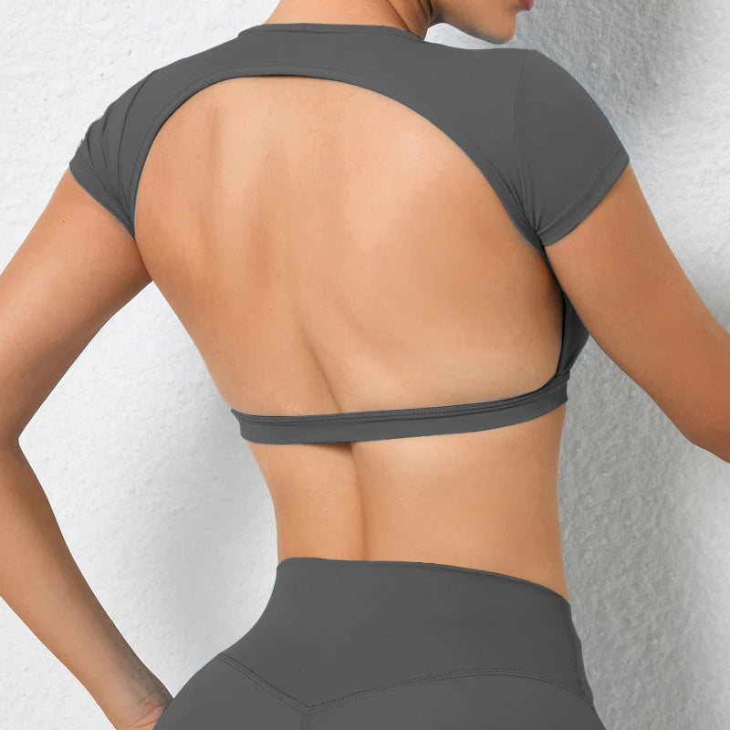 HYPE Breathable Workout Top Athletic Crop